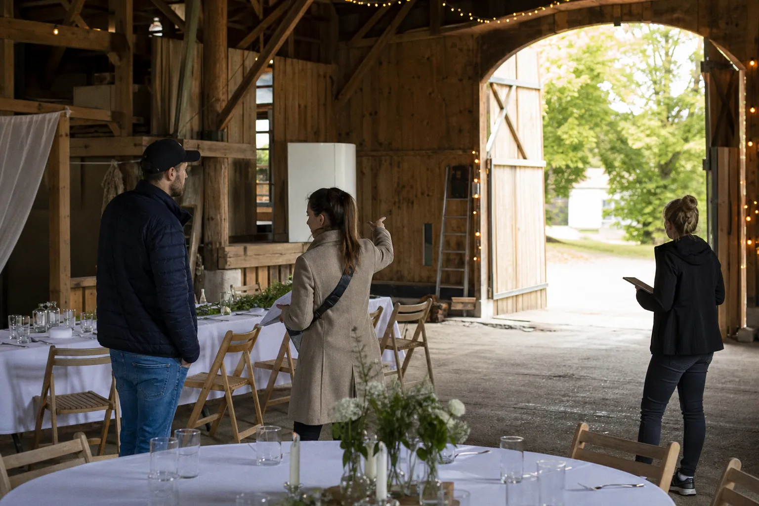 Bauernhof-Hochzeit: Fragen an die Location vorab