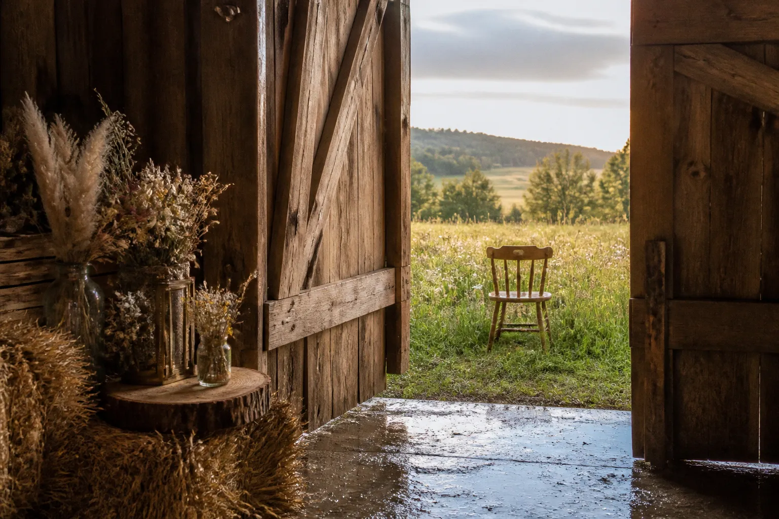 Bauernhof-Hochzeit: Welcher Stil passt zu welchem Paar?