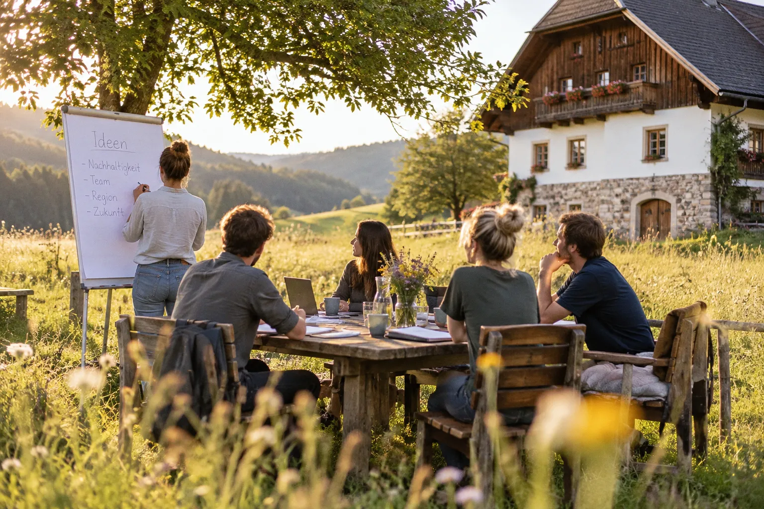 Firmenklausur: Bauernhof oder Hotel als Tagungsort?