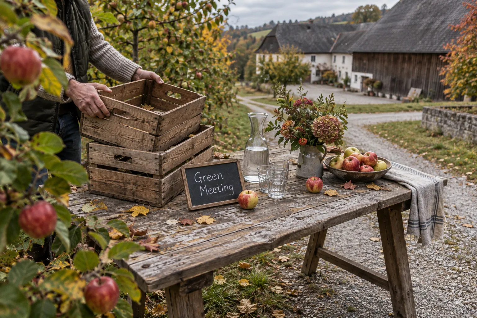 Green Meetings auf dem Bauernhof: Leitfaden zur Umsetzung