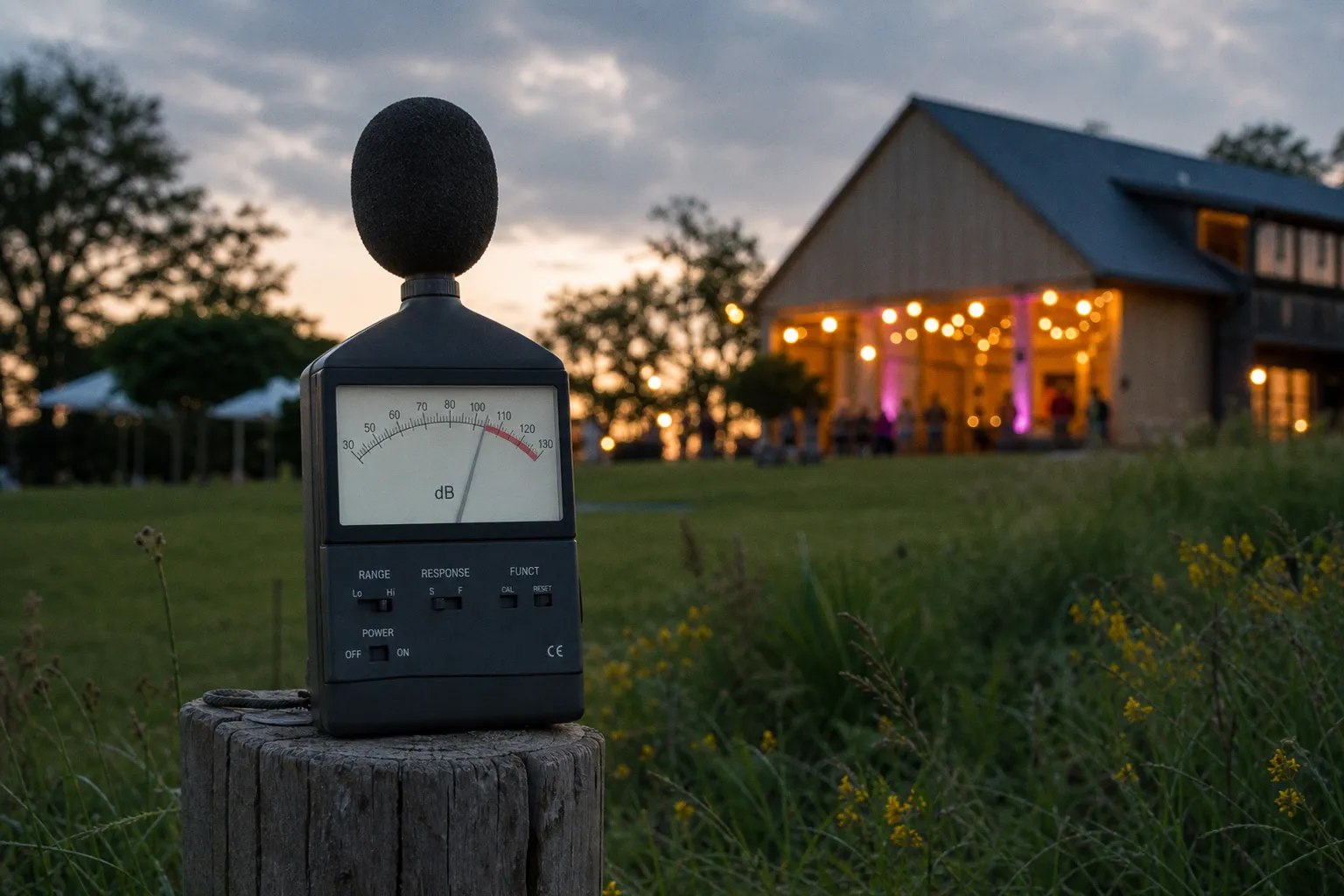 Musiklautstärke bei der Hofhochzeit: Was ist erlaubt?