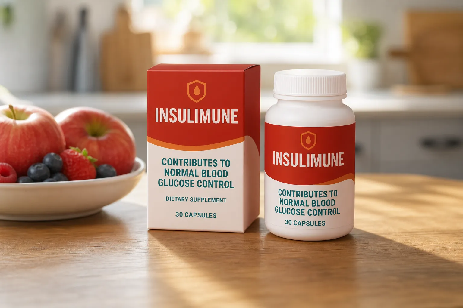 Insulimune + — Verpackung im Alltag