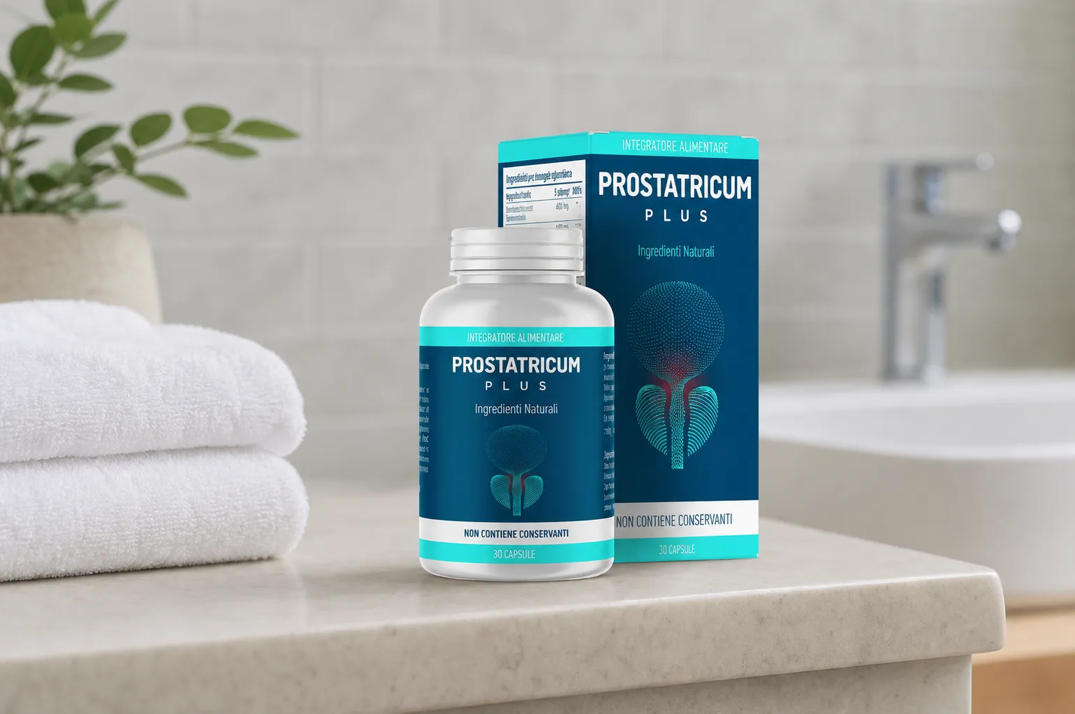 Prostatricum PLUS — Verpackung im Alltag