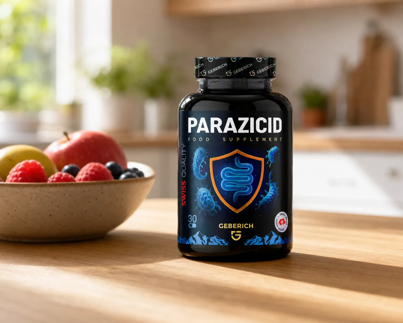 Parazicid — Verpackung im Alltag