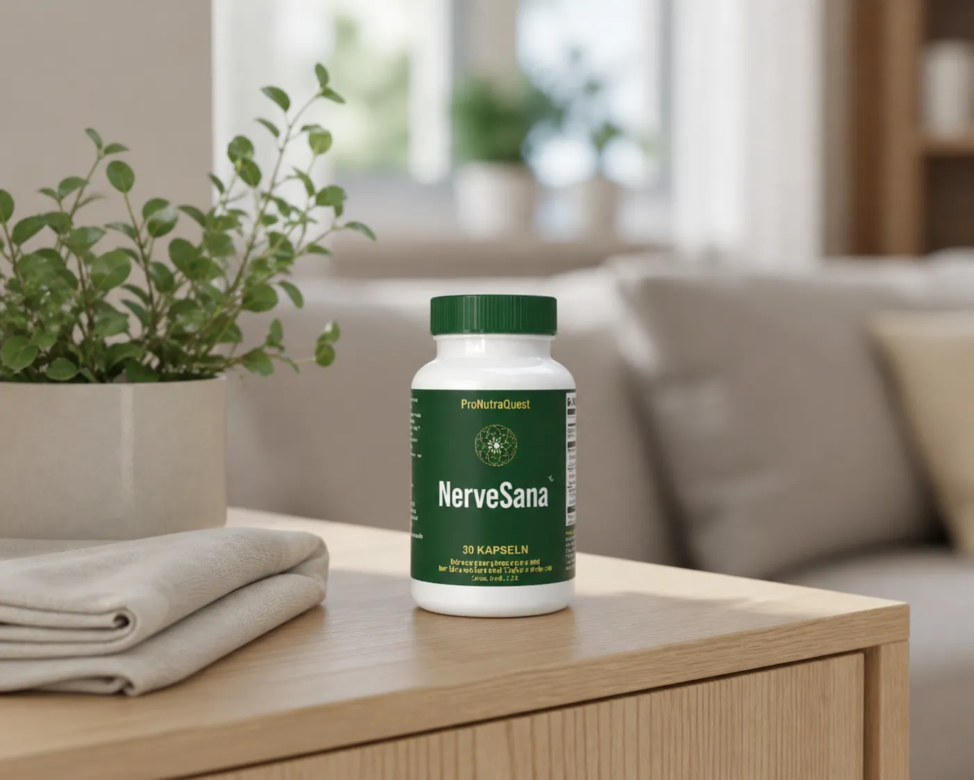 NerveSana — Verpackung im Alltag