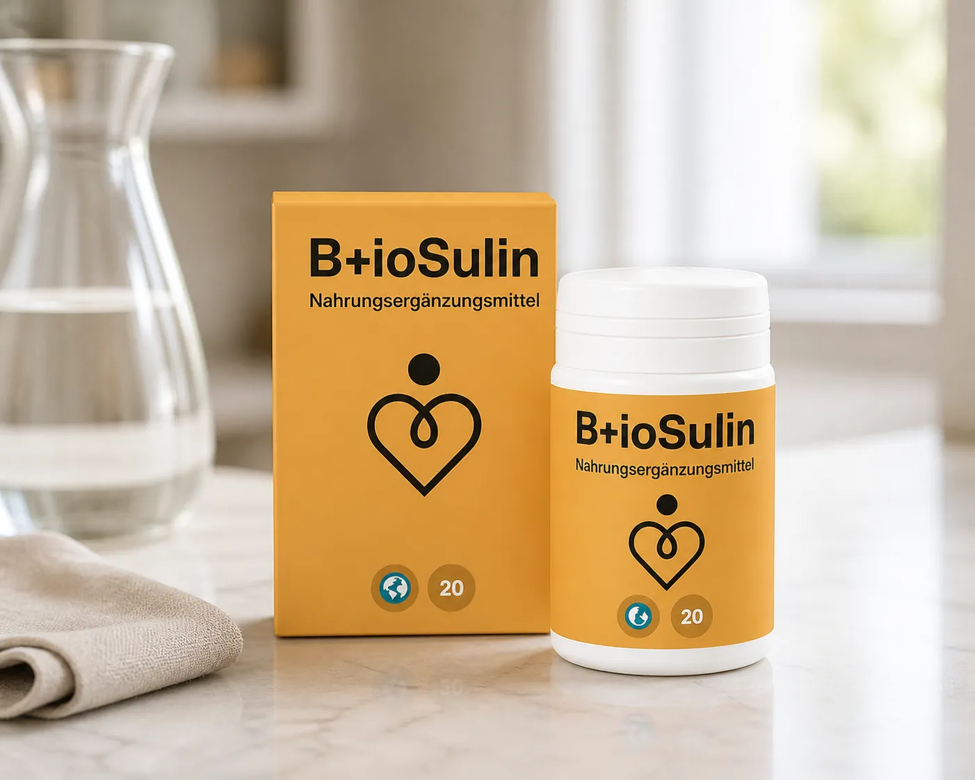 Bio+Sulin — Verpackung im Alltag