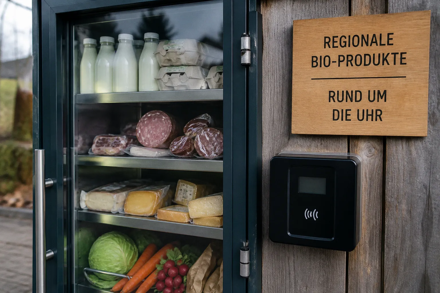 Regionale Bio-Lebensmittel rund um die Uhr: Digitale Konzepte für den Hofverkauf