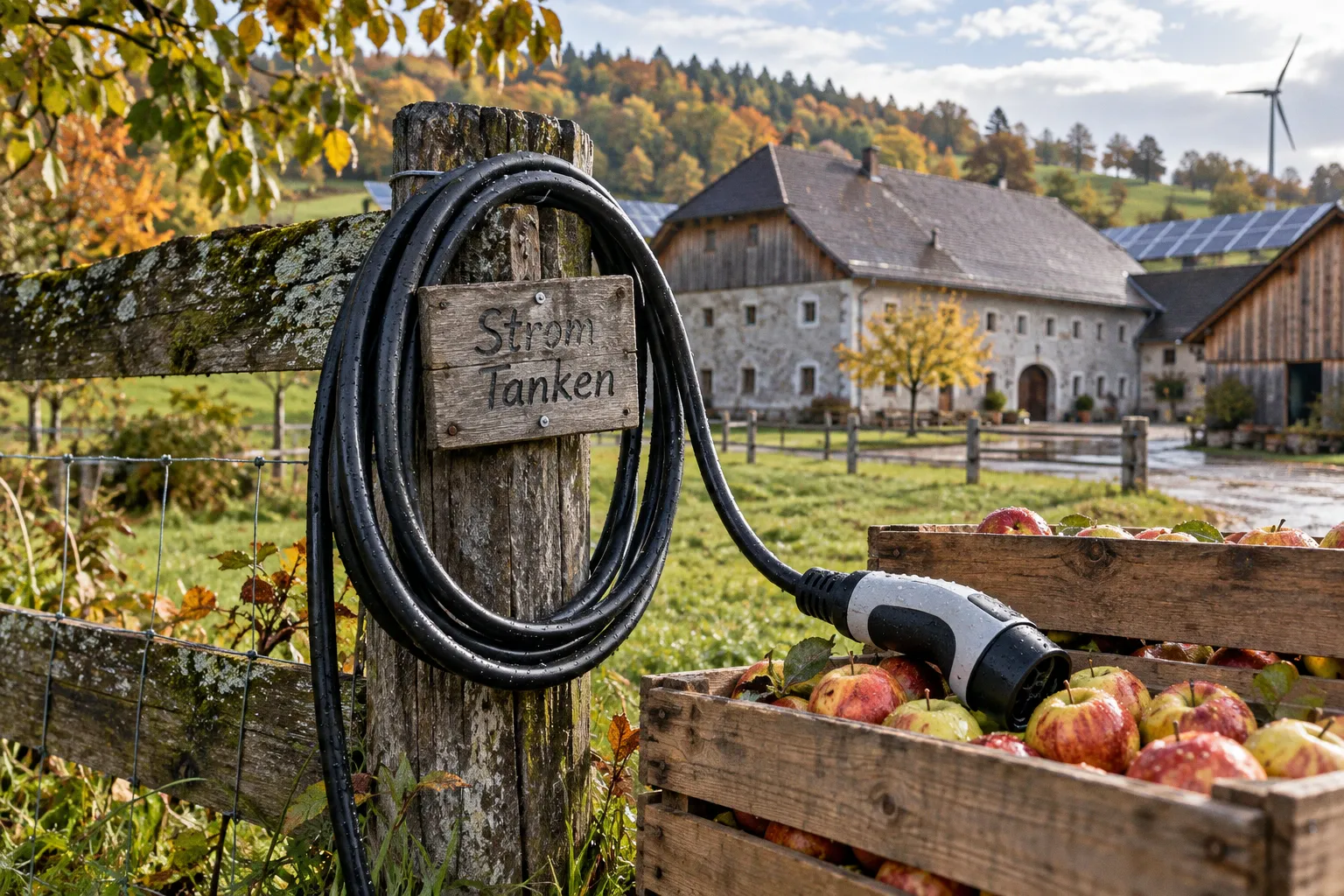 Urlaub am Bauernhof mit Elektroauto: Worauf Gäste achten sollten